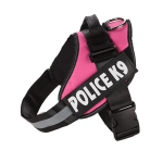 Ham pentru caini Police K9, marimea L, 60-80 cm, Roz