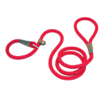 Lesa cordelina pentru caini, cu opritor, anti-tragere 8mm x 1.7m, Maro, Ropet - imagine 2