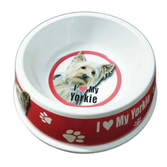 Castron Melamina I Love My Yorkie 0.90L Castron Melamina I Love My Yorkie 0.90L, Ropet - imagine 1