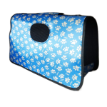 Geanta de transport animale Happy, fermoare metalice, plasa ventilatie, usoara, Poliester, 37 x 20 x 24 cm, Albastru, Ropet - imagine 2