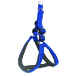 Ham centura pentru caini, Marimea XL, reglabil, cu captuseala moale, 78-91cm, 30mm, Albastru, Ropet
