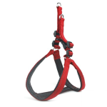 Ham centura pentru caini, Marimea XXL, reglabil, cu captuseala moale, 85-98cm, 40mm, Rosu, Ropet
