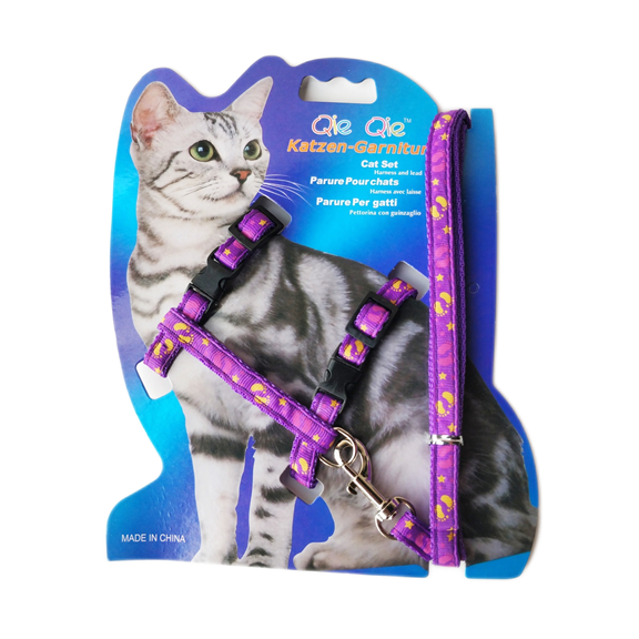 Set Ham 22-36 cm/10 mm si Lesa 1.2m Set Ham 22-36 cm/10 mm si Lesa 1.2m, pentru pisica, Ropet - imagine 1