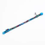 Zgarda ajustabila cu catarama pisica, pentru pisici, cu clopotel, 26cm, Albastru, Ropet - imagine 4