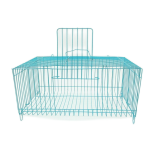 Cusca transport pentru animale mici si pasari 28x18x13cm, Albastru, Colivie, Ropet - imagine 2