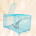 Cusca transport pentru animale mici si pasari 28x18x13cm, Albastru, Colivie, Ropet - imagine 4