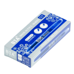 Set 12 Pixuri Cu Radiera, 0.7 mm, Albastru, Bia