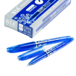 Set 12 Pixuri Cu Radiera, 0.7 mm, Albastru, Bia - imagine 2