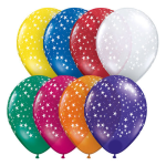 Balon Latex Cu Stelute, 30 cm, Ropet - imagine 2