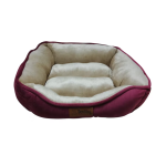 Culcus Confortabil Pentru Caini Sau Pisici, Visiniu, 75 x 55 x 20 cm, Ropet - imagine 2