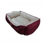 Culcus Confortabil Pentru Caini Sau Pisici, Visiniu, 75 x 55 x 20 cm, Ropet