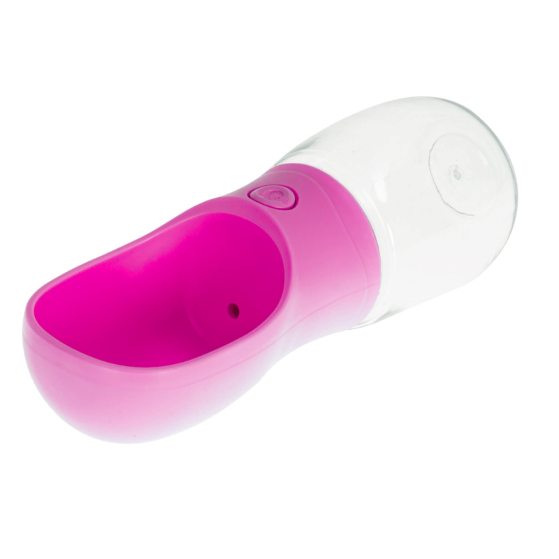 Sticla portabila cu recipient 2 in1, 350ml, Roz, Ropet - imagine 2