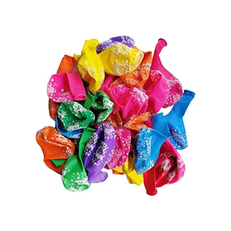 Set 10 Baloane Latex Happy Birthday, 30 cm, Ropet - imagine 3