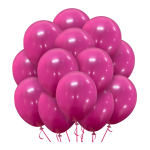 Set 10 Baloane Latex Roz, 30 cm, Ropet