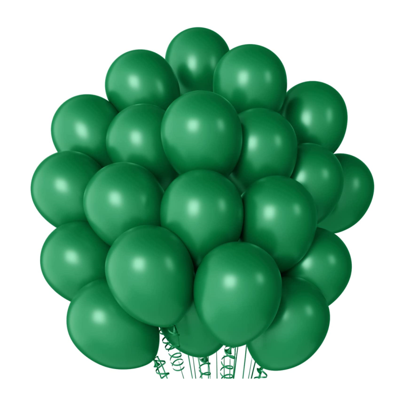 Balon Latex Verde Inchis, 30 cm, Ropet - imagine 2