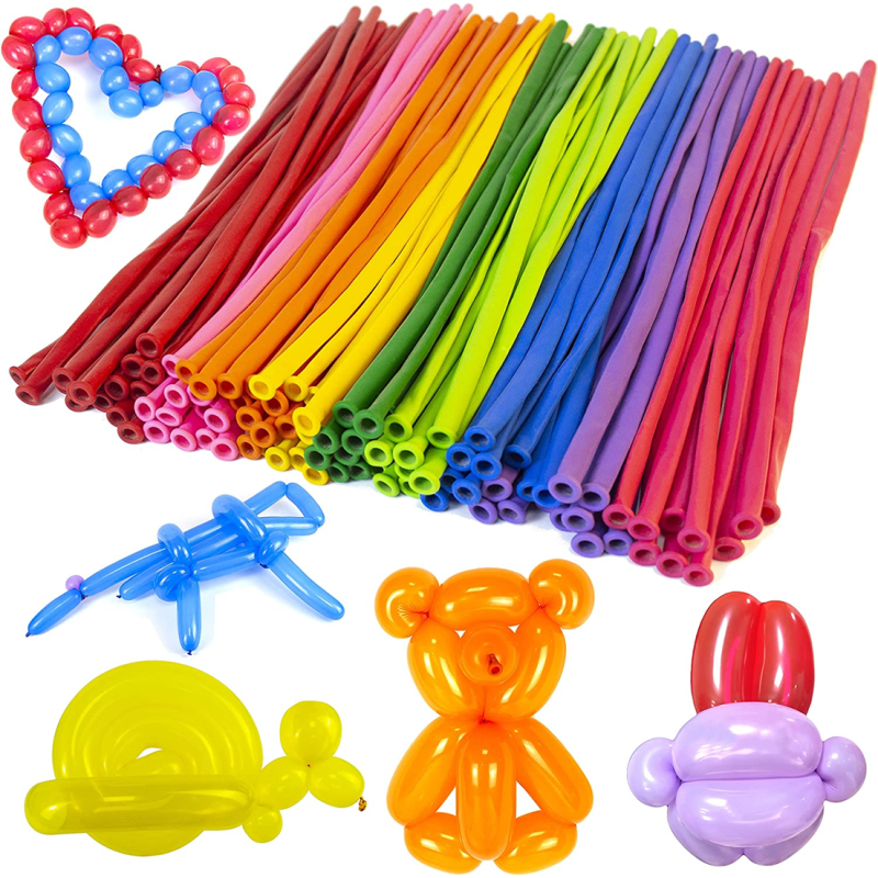 Set 25 Baloane Modelaj 260Q Colorate, Latex Rezistent, Ropet - imagine 7