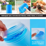 Aparat curatare si dezinfectare labute, pentru caini, pisici si alte animale de companie, Albastru, L, Ropet - imagine 3
