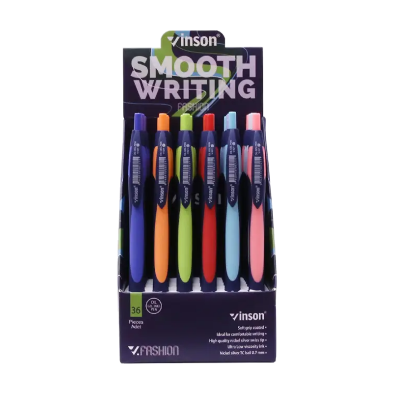 Pix Vinson Fashion Smooth, Cu Gel Pe Baza De Ulei, 0.7 mm - imagine 2