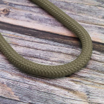 Lesa cordelina pentru caini, cu opritor, anti-tragere 10mm x 1.5m, Verde, Ropet - imagine 3