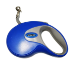 Lesa Retractabila TKM, maner ergonomic, buton franare, cu banda, 3m, Albastru