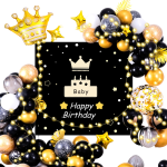 Set Baloane Si Decoratiuni Happy Birthday, Model 8621, 55 Bucati, Ropet