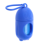 Set 2 role x 15 saci menajeri pentru fecale si dispenser cu agatatoare, pentru caini si pisici, Albastru, Ropet - imagine 3