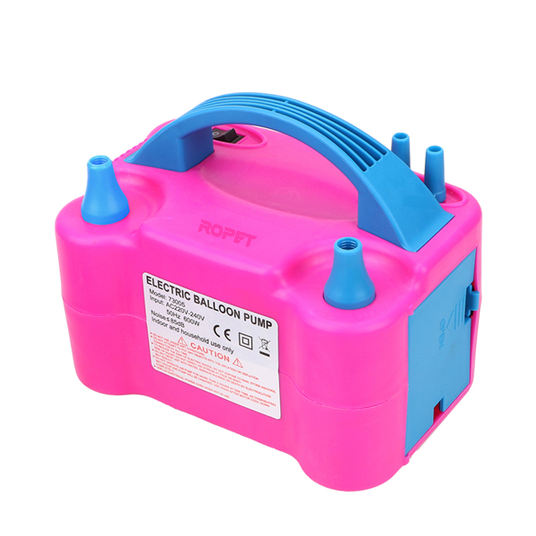Pompa Compresor Profesional pentru umflat baloane si obiecte gonflabile Pompa Electrica Profesionala Pentru Umflat Baloane, Compresor 600W, Alimentare 220V, Ropet - imagine 1