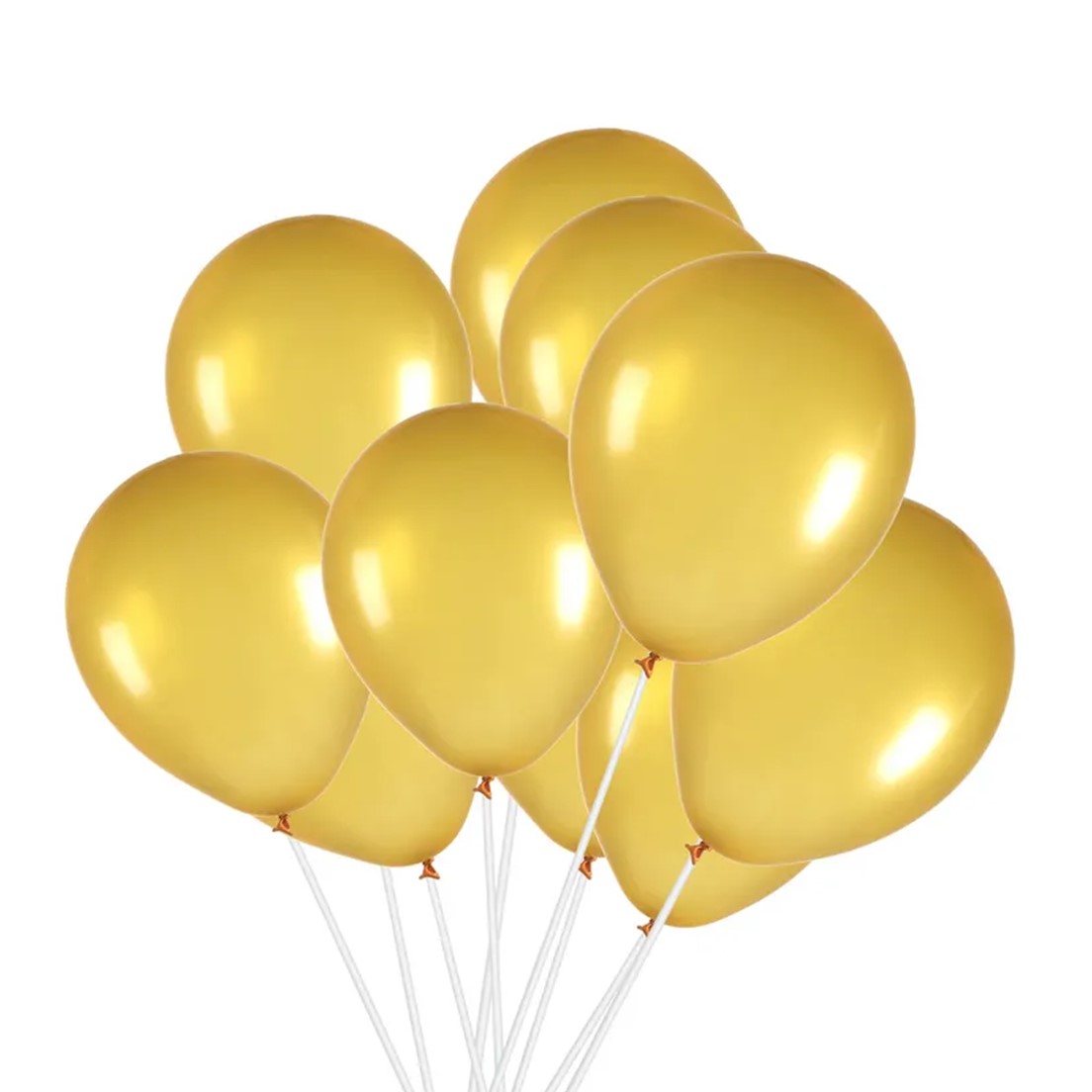 Set 50 baloane Set 50 Baloane Latex Auriu, 30 cm, Ropet - imagine 1