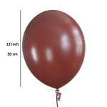 Set 10 Baloane Latex Maro, 30 cm, Ropet - imagine 3