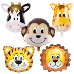 Set 5 Baloane Animalute Jungle Party, Ropet