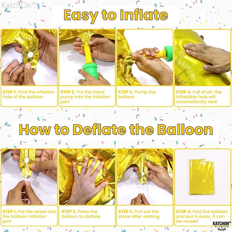 Balon Folie Cifra 18 Auriu, 100 cm, Pentru Majorat, Ropet - imagine 3