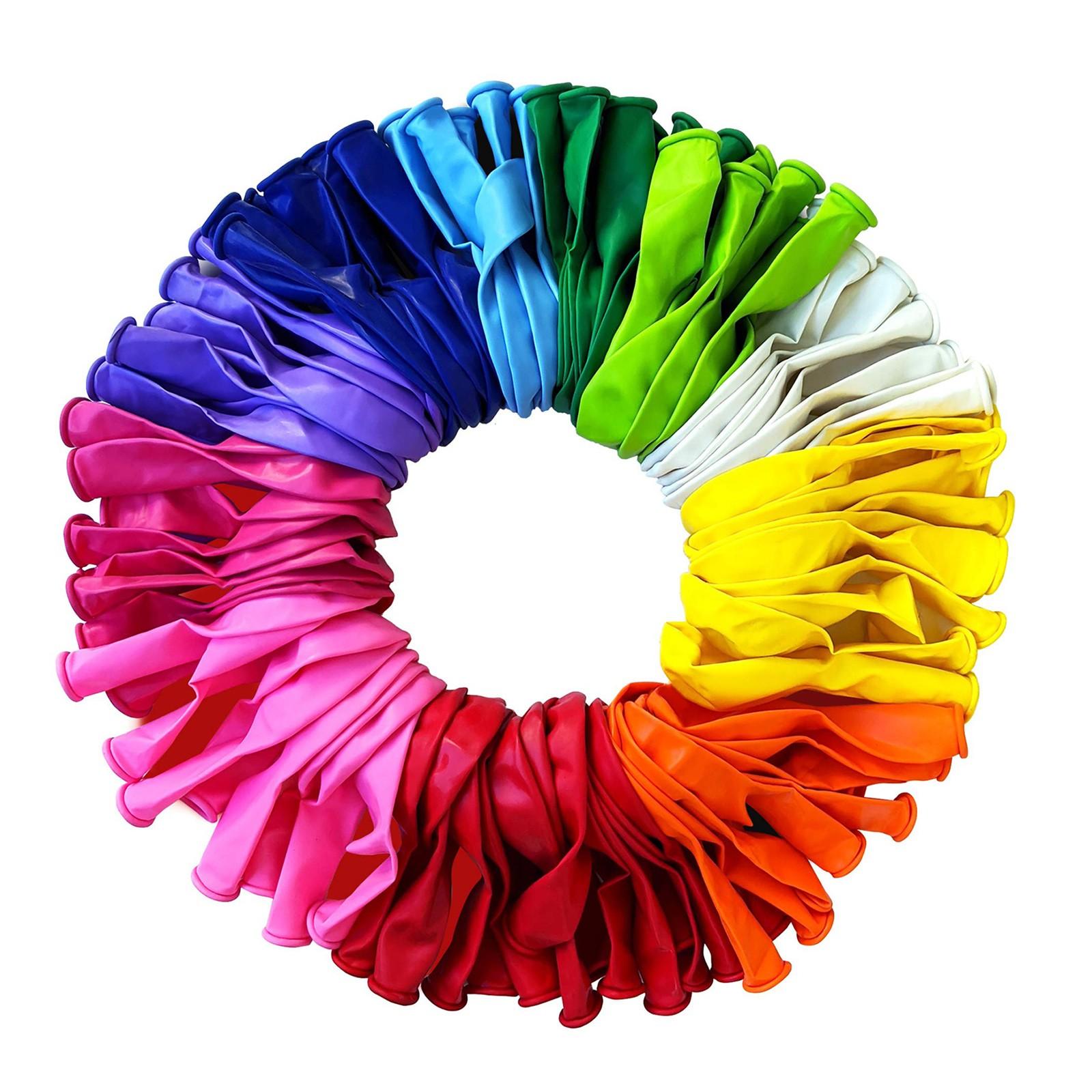 Set 200 baloane petrecere Set 200 Baloane Latex Multicolor, 30 cm, Ropet - imagine 1