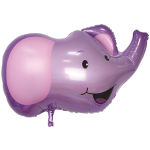 Balon Folie Figurina Cap De Elefant, 63.5 cm, Ropet