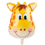 Balon Folie Figurina Cap De Girafa, 63.5 cm, Ropet