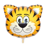 Balon Folie Figurina Cap De Tigru, 63.5 cm, Ropet