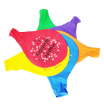 Set 10 Baloane Latex Gigant, Multicolor, Happy Birthday, 50 cm, Ropet - imagine 3