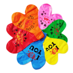 Set 10 Baloane Latex Gigant, Multicolor, Forma Inima, 50 cm, Ropet - imagine 3