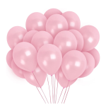 Set 50 Baloane Latex Roz Deschis, 30 cm, Ropet