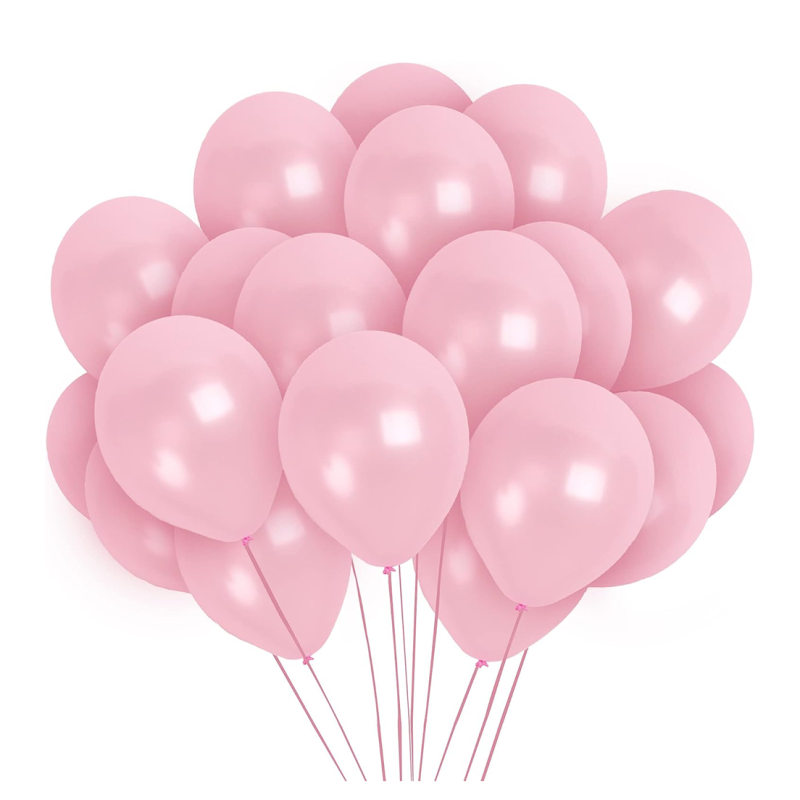 Balon Latex Roz Deschis, 30 cm, Ropet - imagine 2