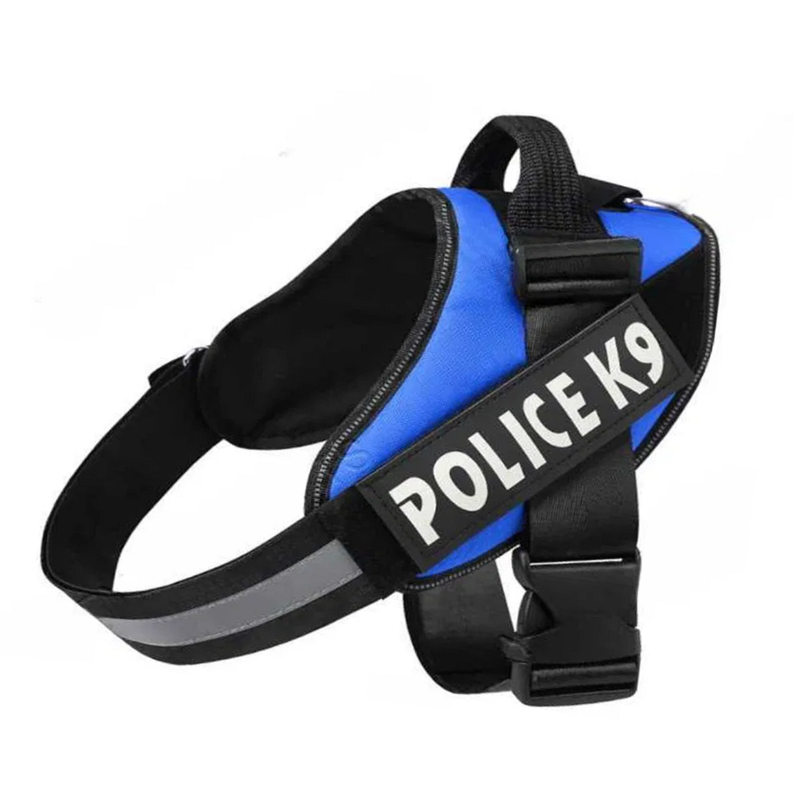 Ham pentru caini Police K9 Ham pentru caini Police K9, marimea L, 60-80 cm, Albastru - imagine 1