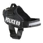 Ham pentru caini Police K9, marimea L, 60-80 cm, Negru