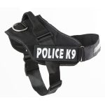 Ham pentru caini Police K9, marimea L, 60-80 cm, Negru - imagine 2