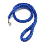 Lesa impletita pentru caine de talie mare, grosime 25mm, 120cm, Albastru, Ropet