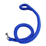 Lesa impletita pentru caine de talie mare, grosime 25mm, 120cm, Albastru, Ropet - imagine 2