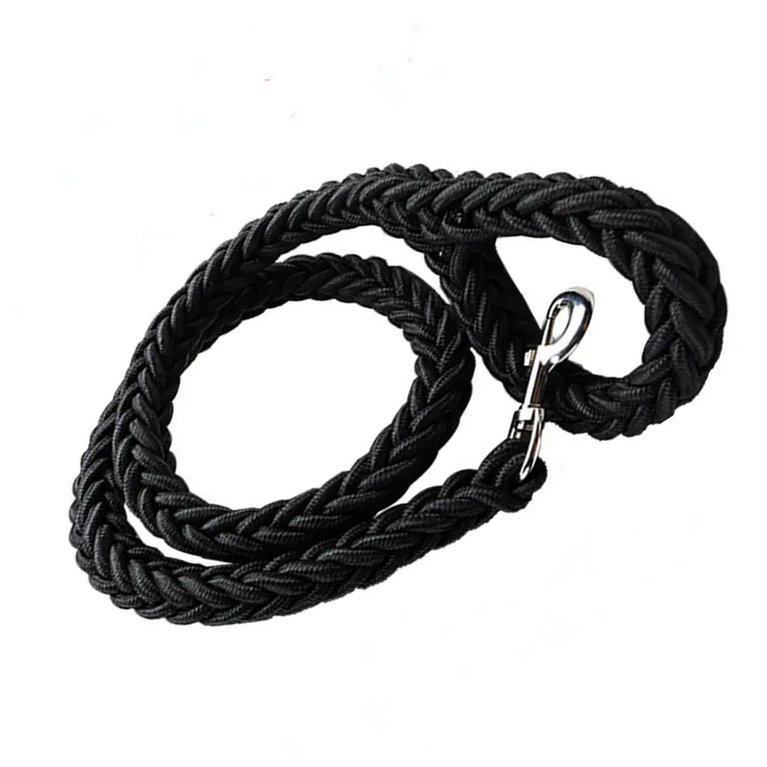 Lesa impletita pentru caine de talie mare Lesa impletita pentru caine de talie mare, grosime 25mm, 120cm, Negru, Ropet - imagine 1