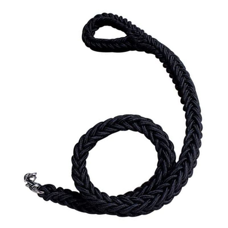Lesa impletita pentru caine de talie mare, grosime 25mm, 120cm, Negru, Ropet - imagine 2
