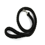 Lesa impletita pentru caine de talie mare, grosime 25mm, 120cm, Negru, Ropet - imagine 3