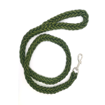 Lesa impletita pentru caine de talie mare, grosime 25mm, 120cm, Verde, Ropet