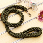 Lesa impletita pentru caine de talie mare, grosime 25mm, 120cm, Verde, Ropet - imagine 2