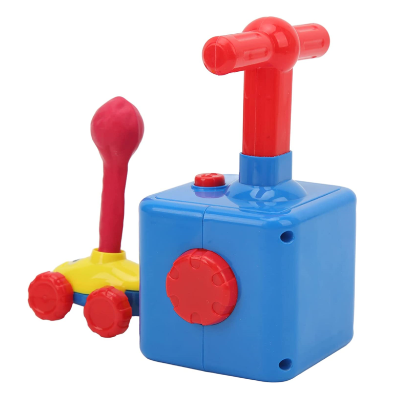Set Jucarie interactiva cu 10 Baloane, Dispozitiv Lansator pentru Umflarea Baloanelor, 2 x Masina aerodinamica, ROPET - imagine 3